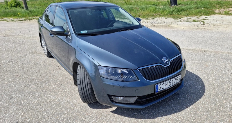 Skoda Octavia cena 52275 przebieg: 142000, rok produkcji 2016 z Brusy małe 22